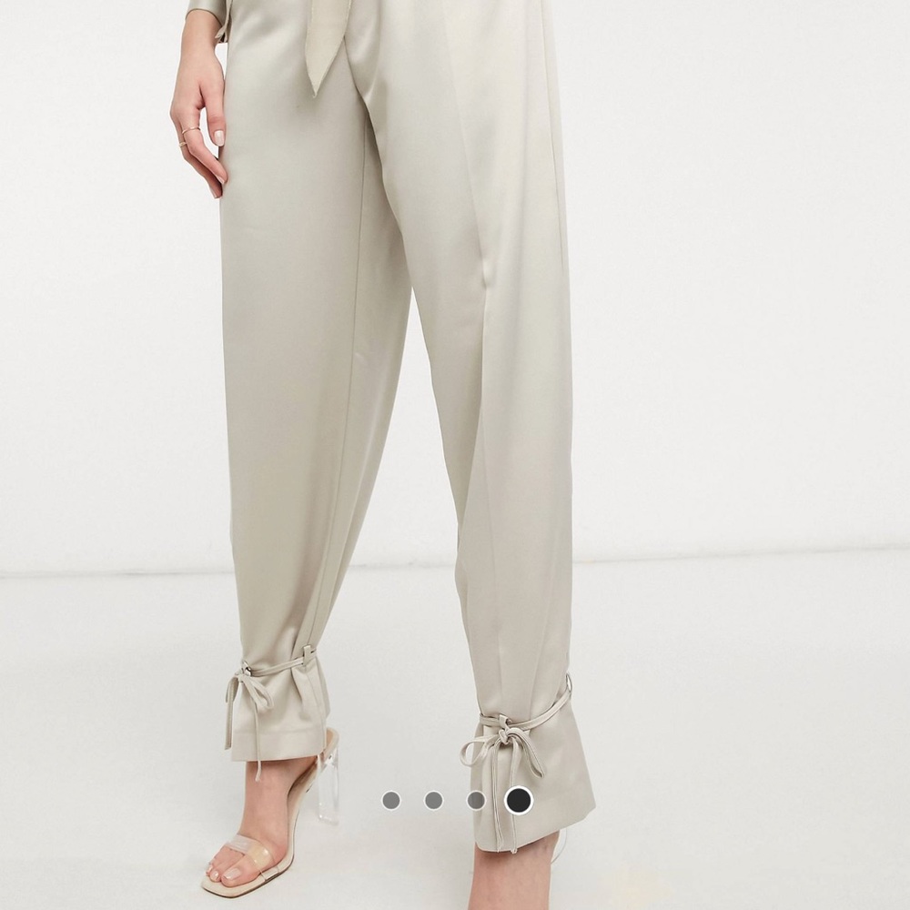 Cuffed tailored pants - Picture 4 of 4